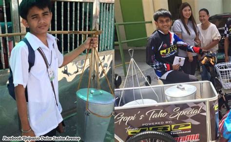 shs student pinabaunan bago pumasok sa paaralan|SHS na naglalako ng taho bago magklase, .